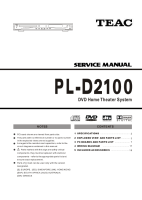 Teac PL-D2100-Service-Manual